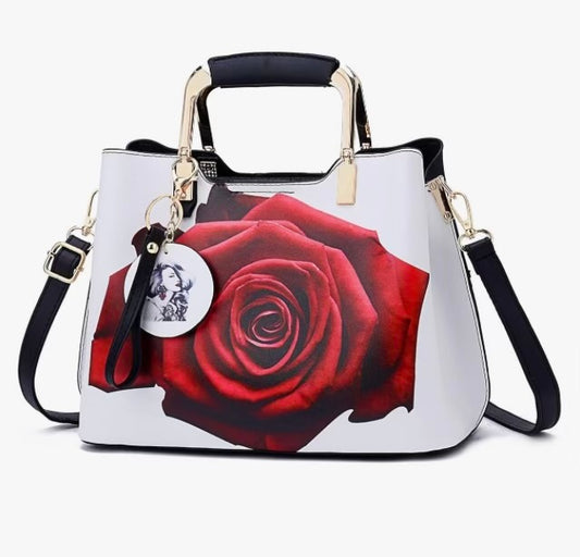 The Red Rose Purse